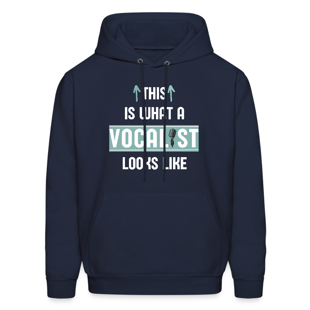 This is what a Vocalist looks like | Men's Hoodie - navy