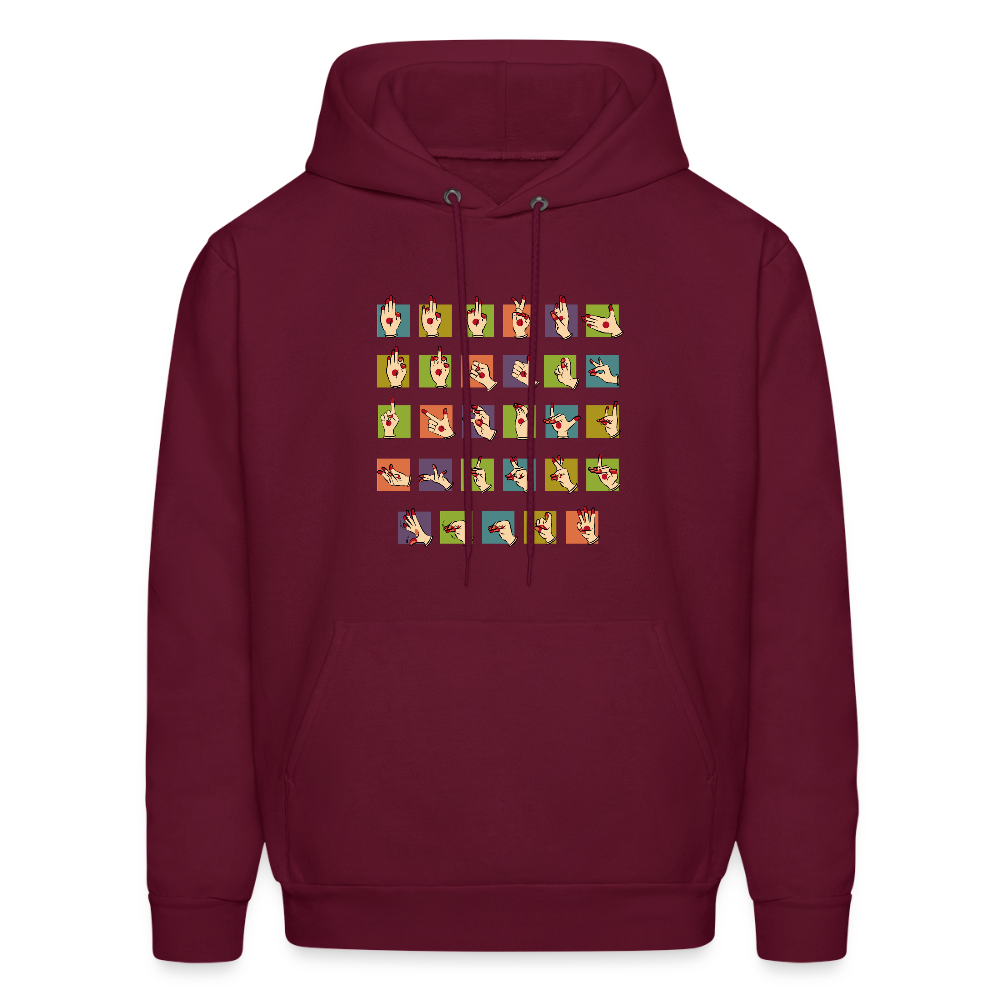 Hasta Harmony | Men's Hoodie - burgundy