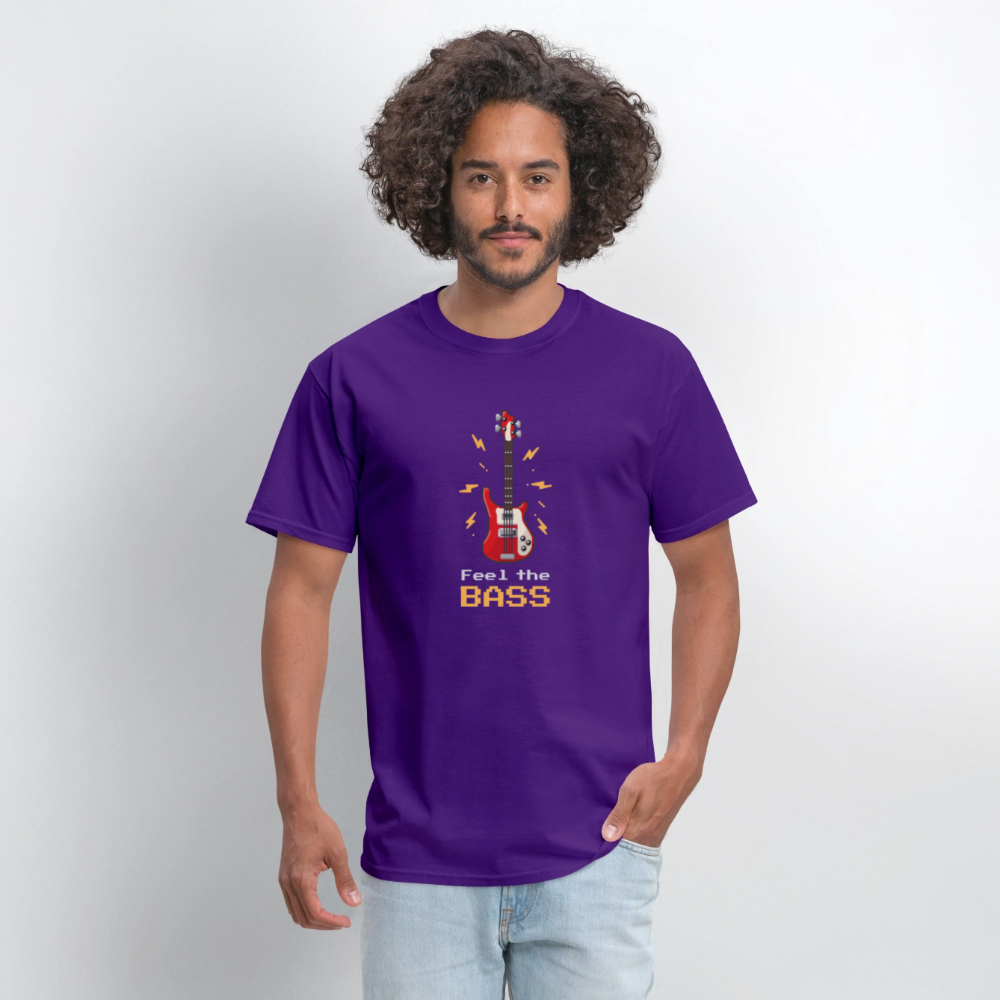 Feel the Bass! | Unisex Classic T-Shirt - purple