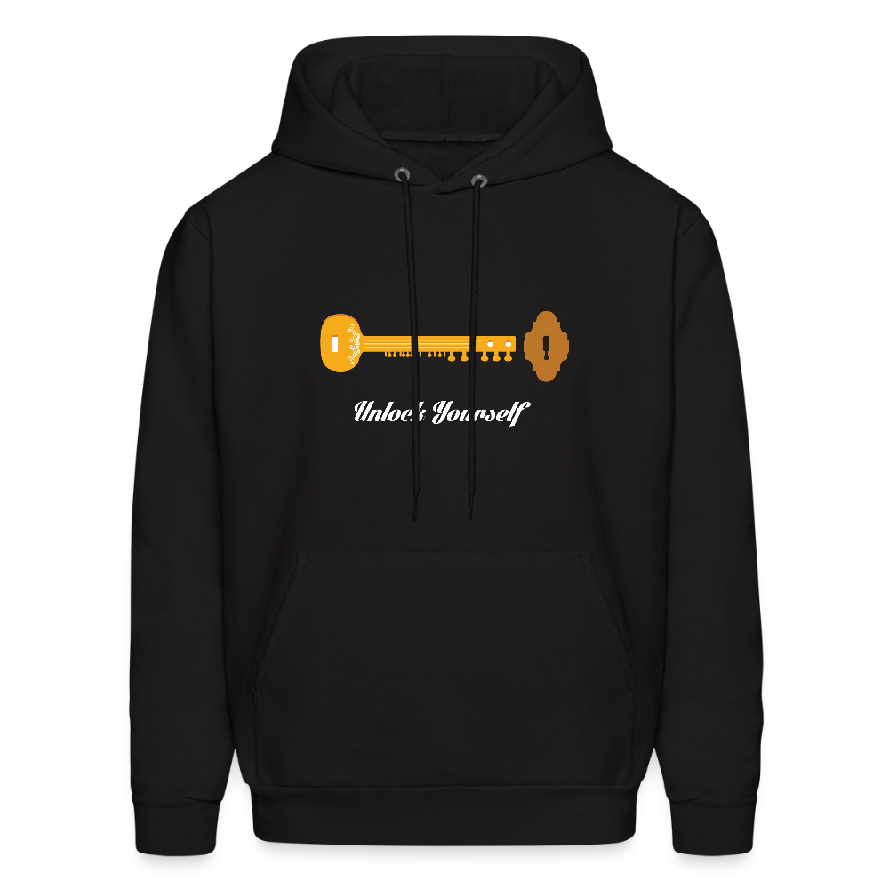 Unlock Yourself - Sitar | Men's Hoodie - black