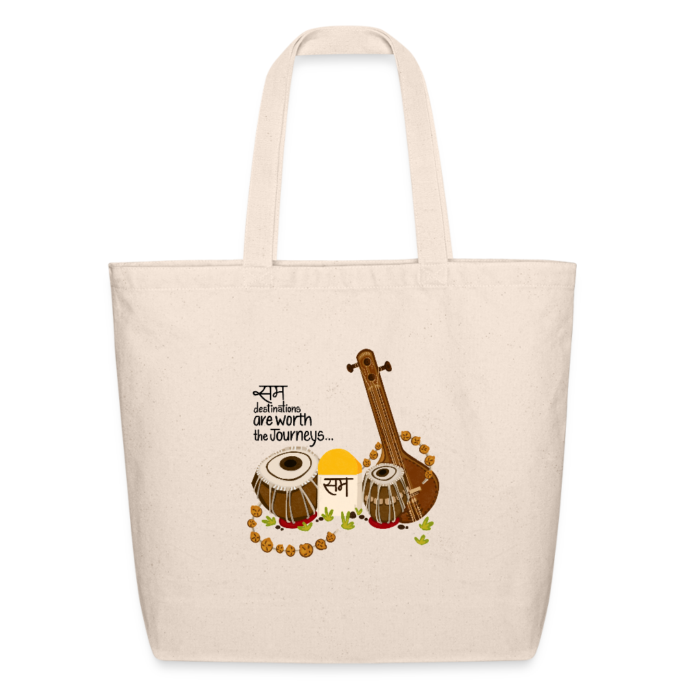 SAM, the ultimate destination! | Eco-Friendly Cotton Tote - natural