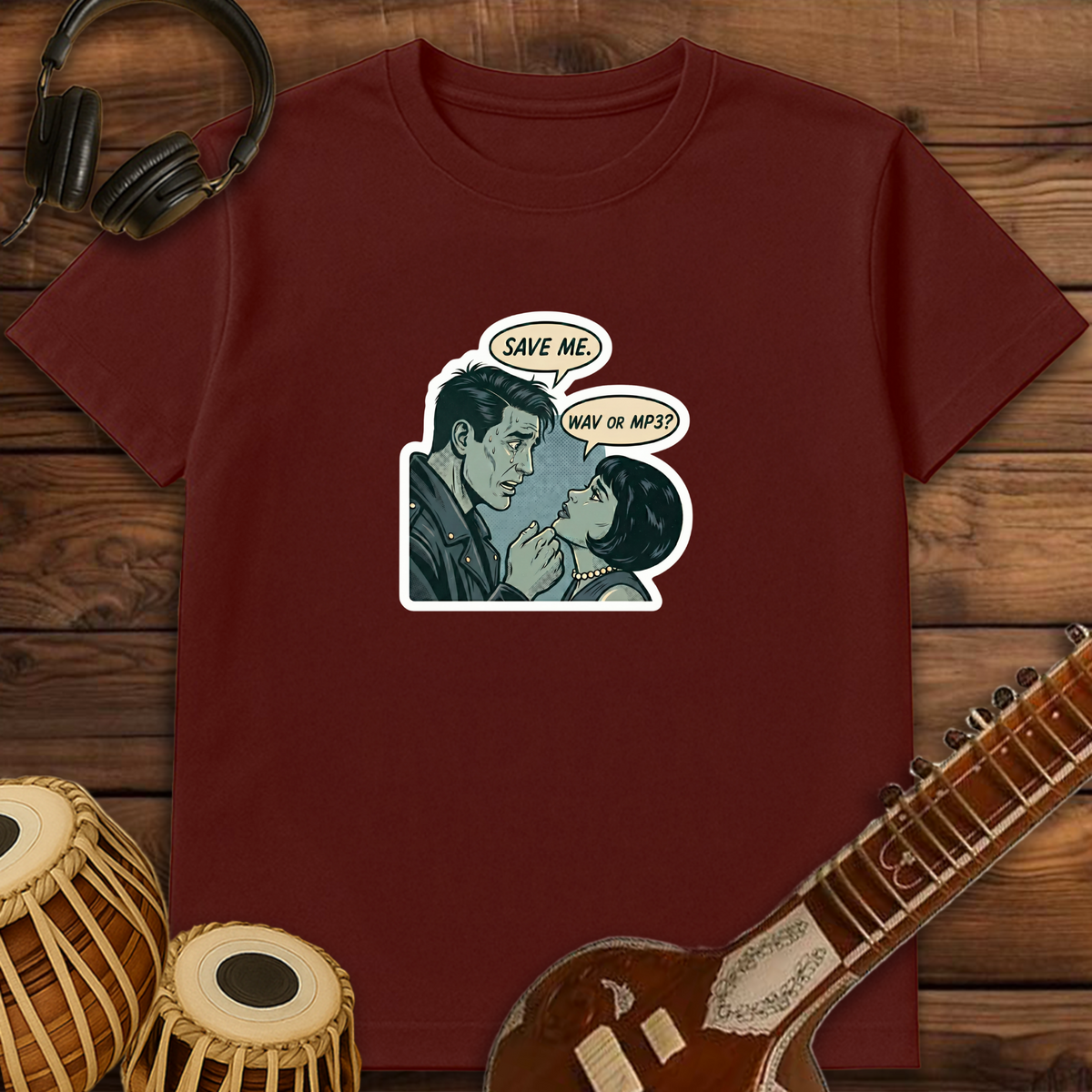 WAV or MP3? | Unisex T-shirt