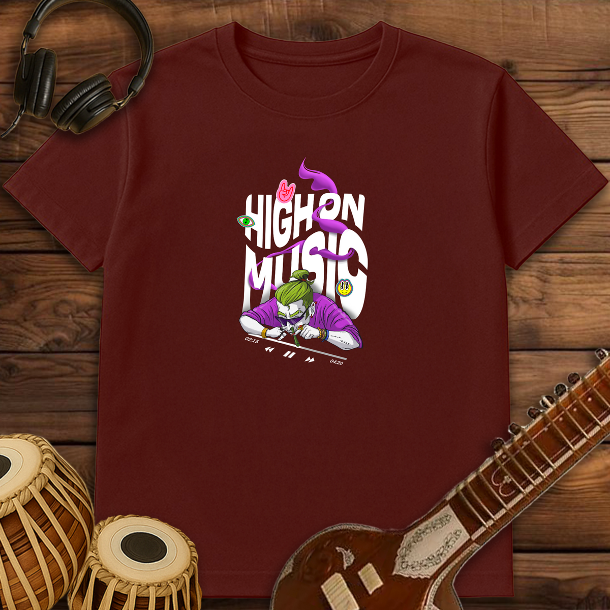 High On Music | Unisex T-shirt