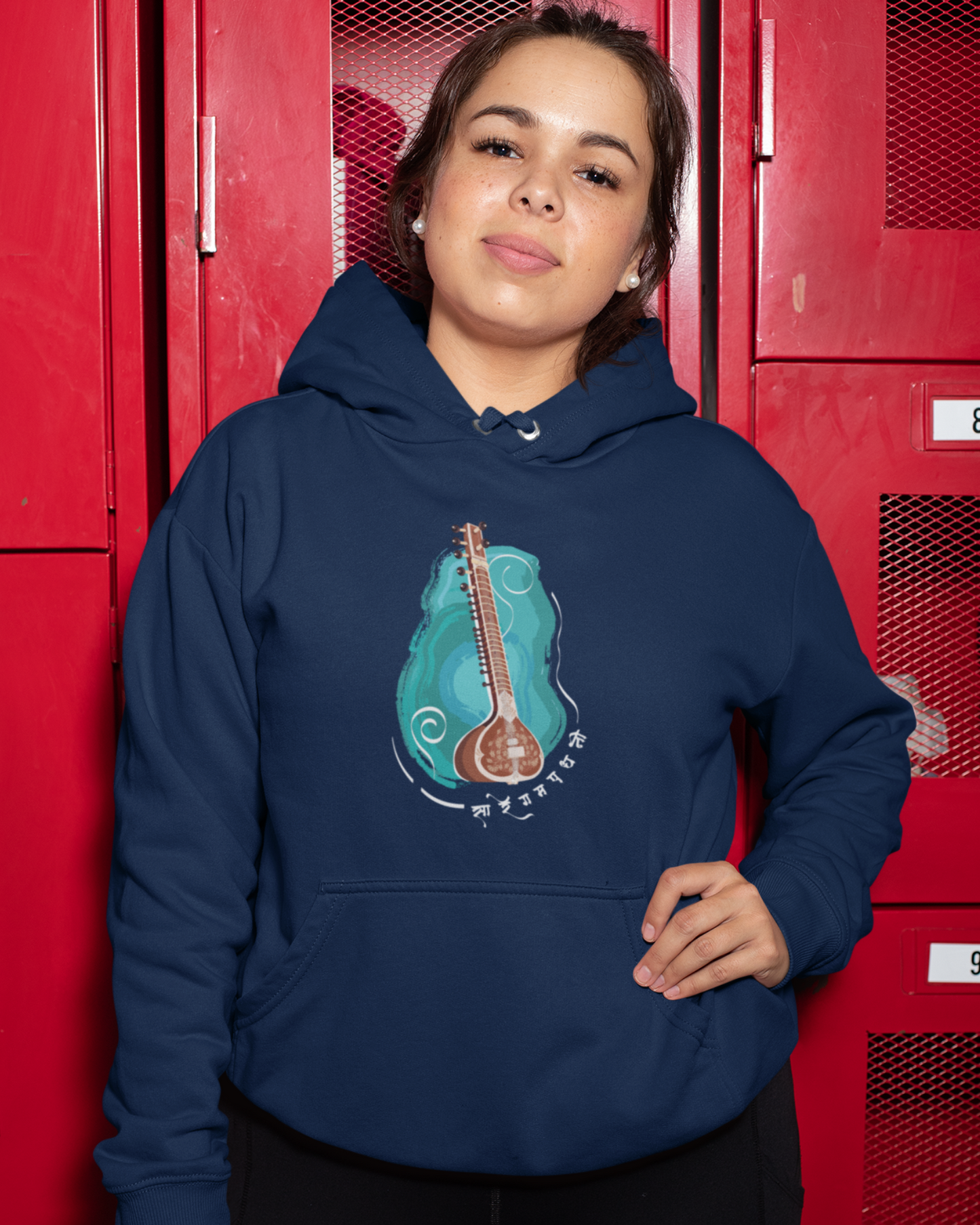 Sitar, strings of serenity | Men's Hoodie