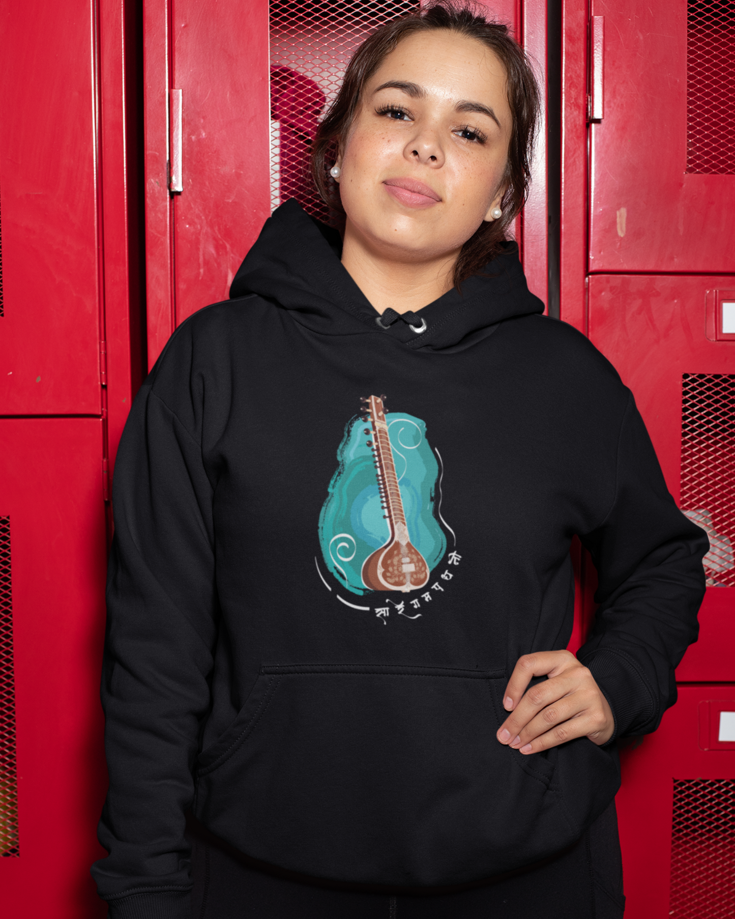 Sitar, strings of serenity | Men's Hoodie