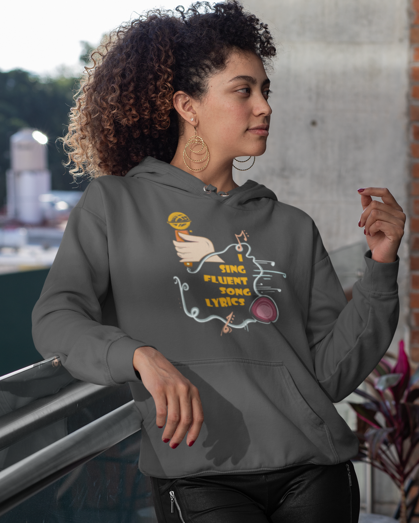 Fluent in song lyrics! | Men's Hoodie