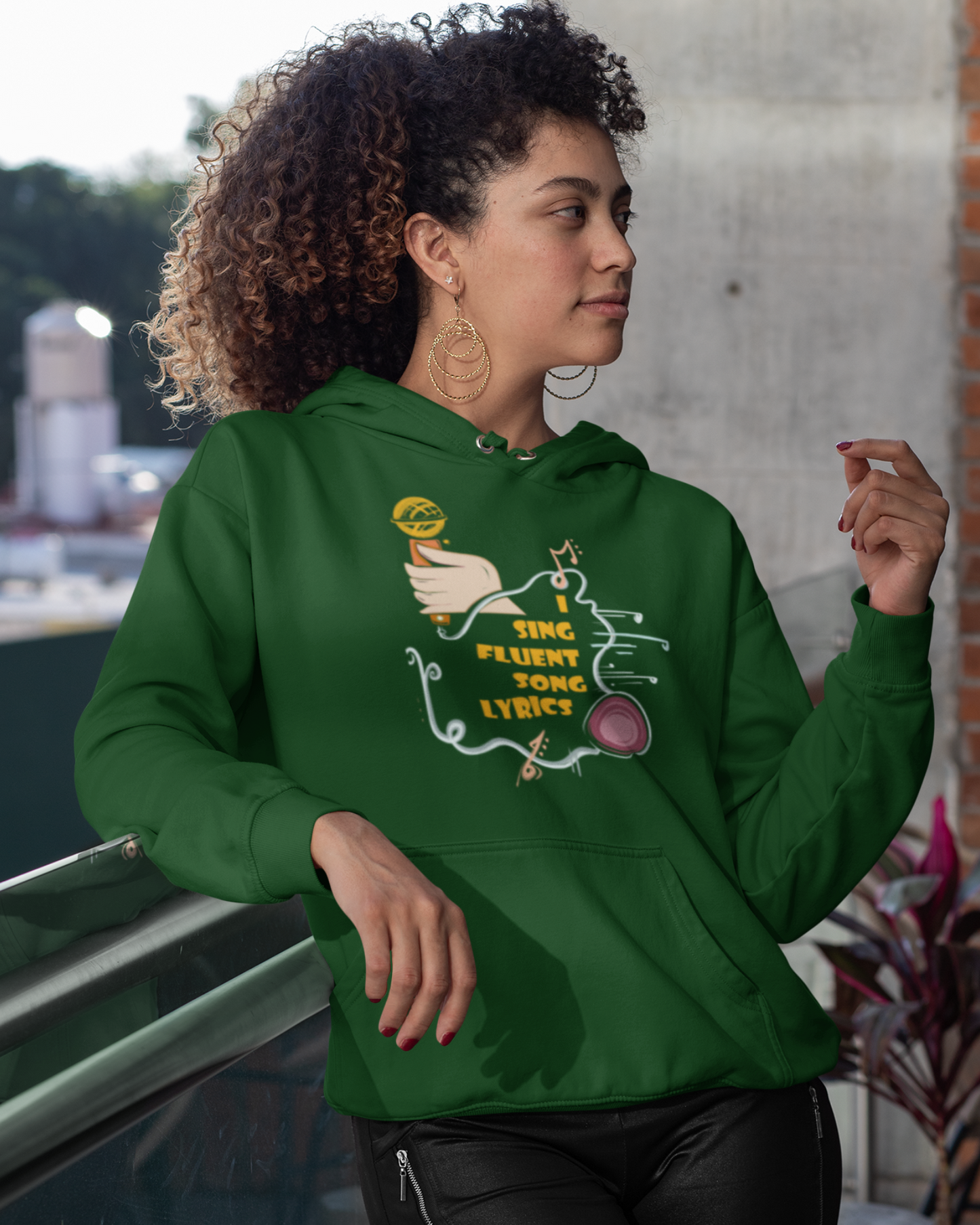 Fluent in song lyrics! | Men's Hoodie