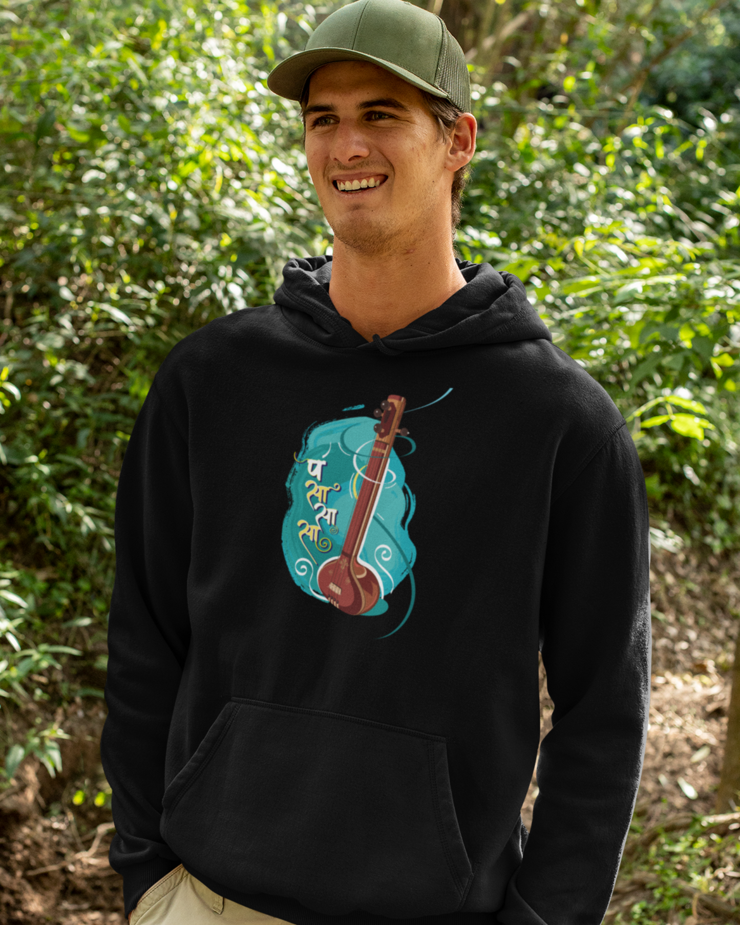 Tanpura, strings of happiness | Men's Hoodie