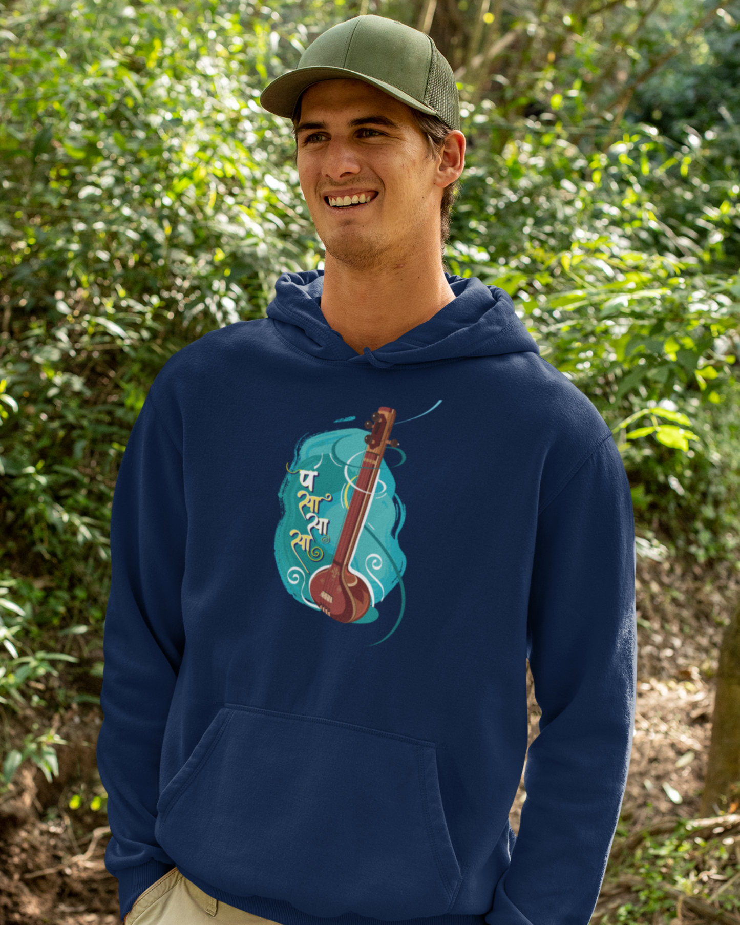 Tanpura, strings of happiness | Men's Hoodie