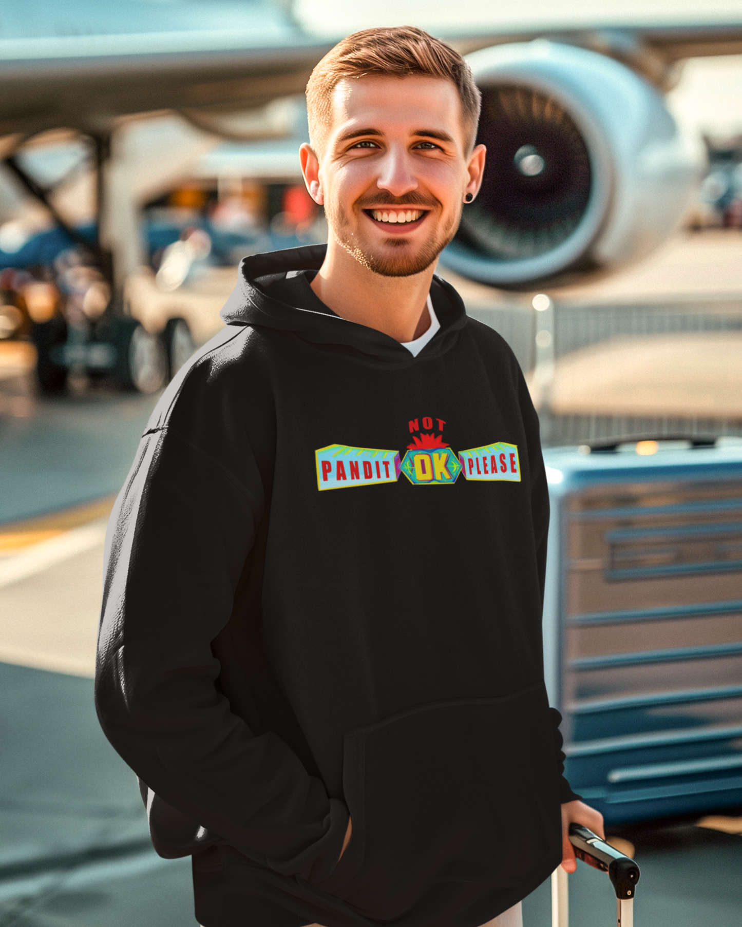 Pandit NOT OK please | Men's Hoodie