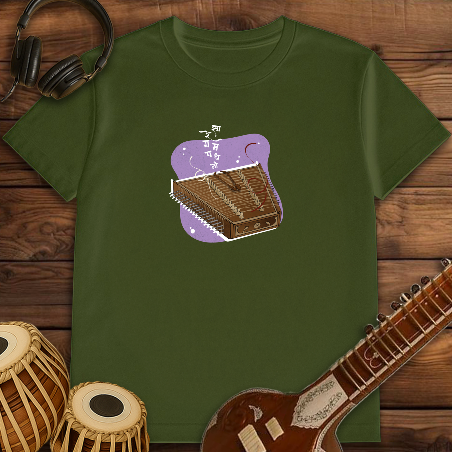 Santoor, Poetry of Strings | Unisex T-shirt