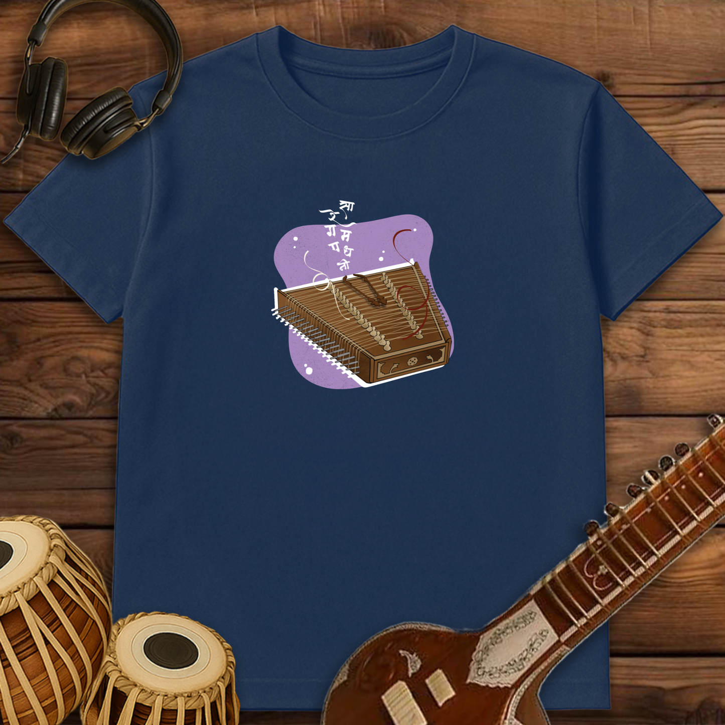 Santoor, Poetry of Strings | Unisex T-shirt
