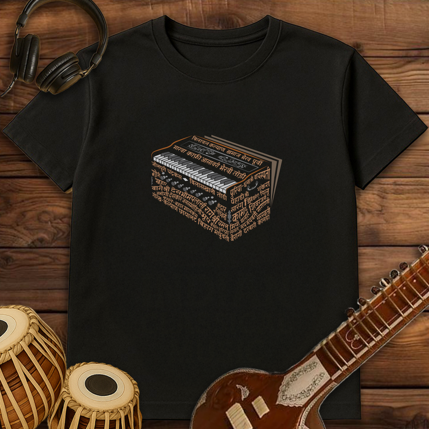 Raagdari ~ Harmonium | Unisex T-shirt