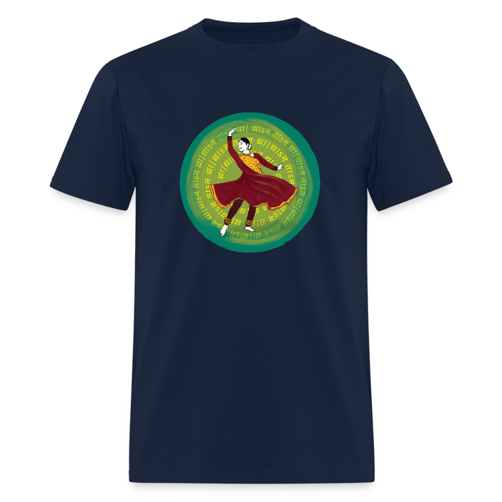 Dhan Taan Dha ~ Kathak | Unisex Classic T-Shirt - navy