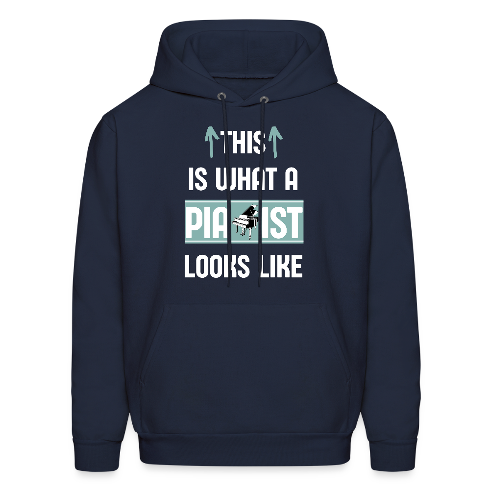 This is what a Pianist looks like | Men's Hoodie - navy