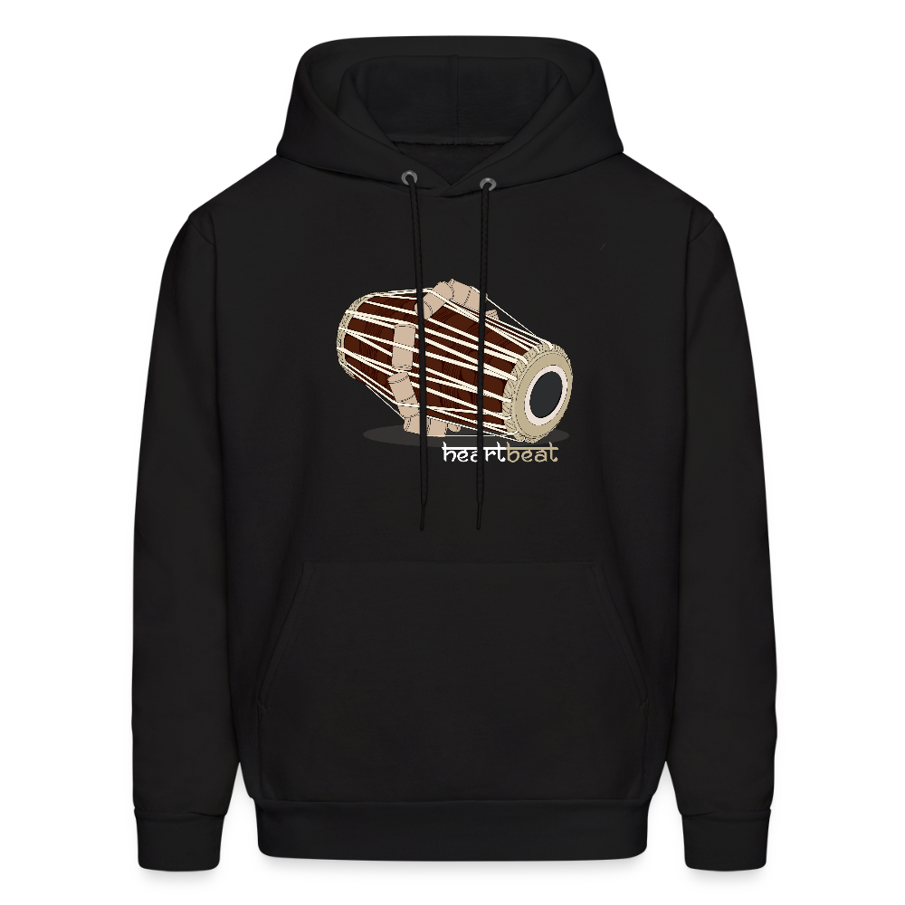 heartBEAT | Men's Hoodie - black