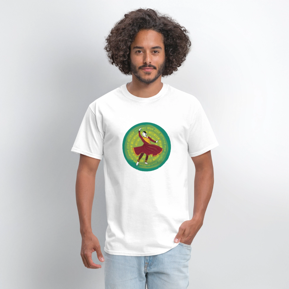 Dhan Taan Dha ~ Kathak | Unisex Classic T-Shirt - white