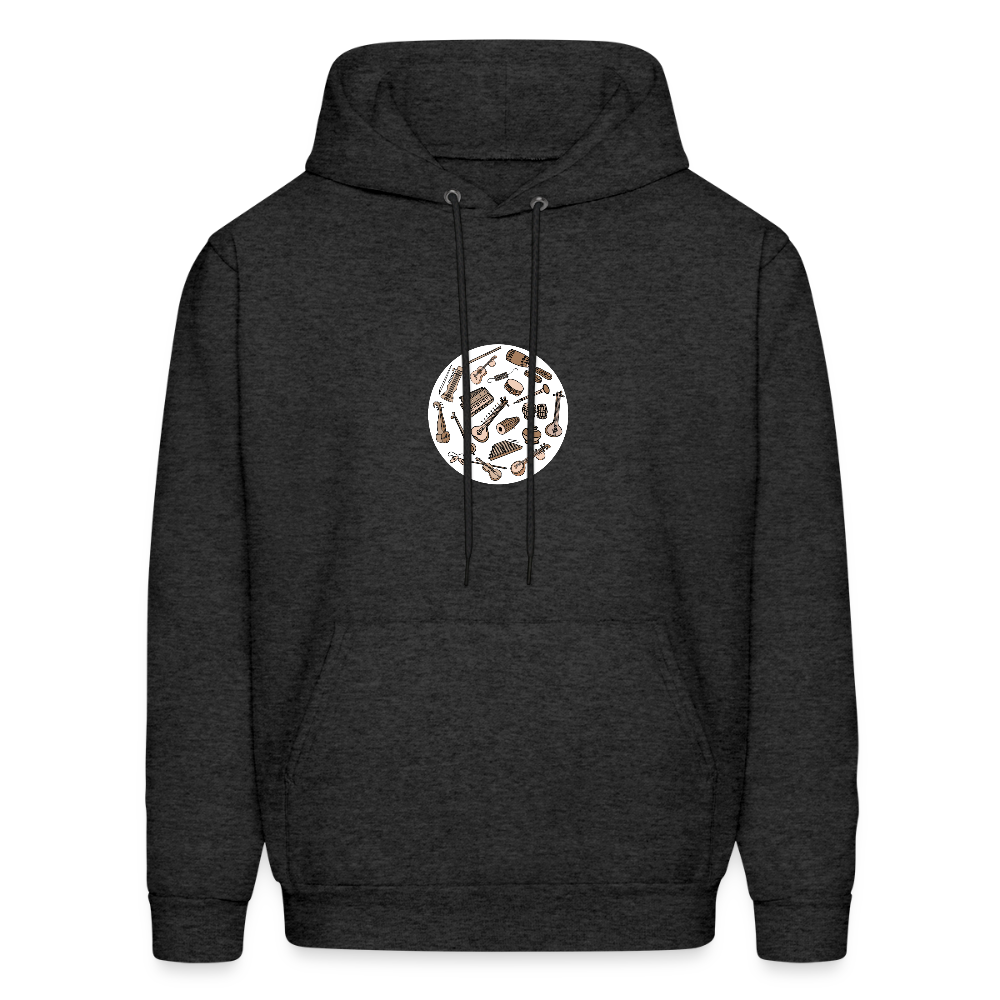 Circle of Music | Men's Hoodie - charcoal grey