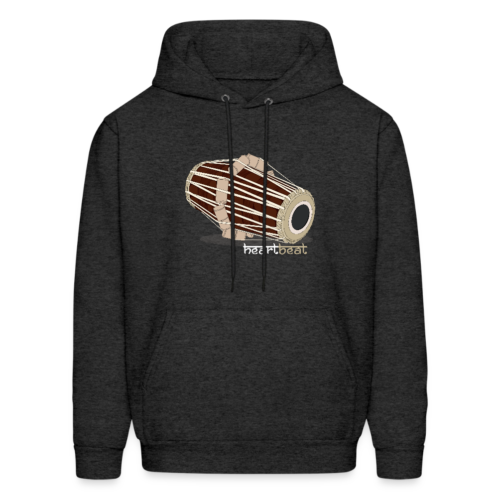 heartBEAT | Men's Hoodie - charcoal grey