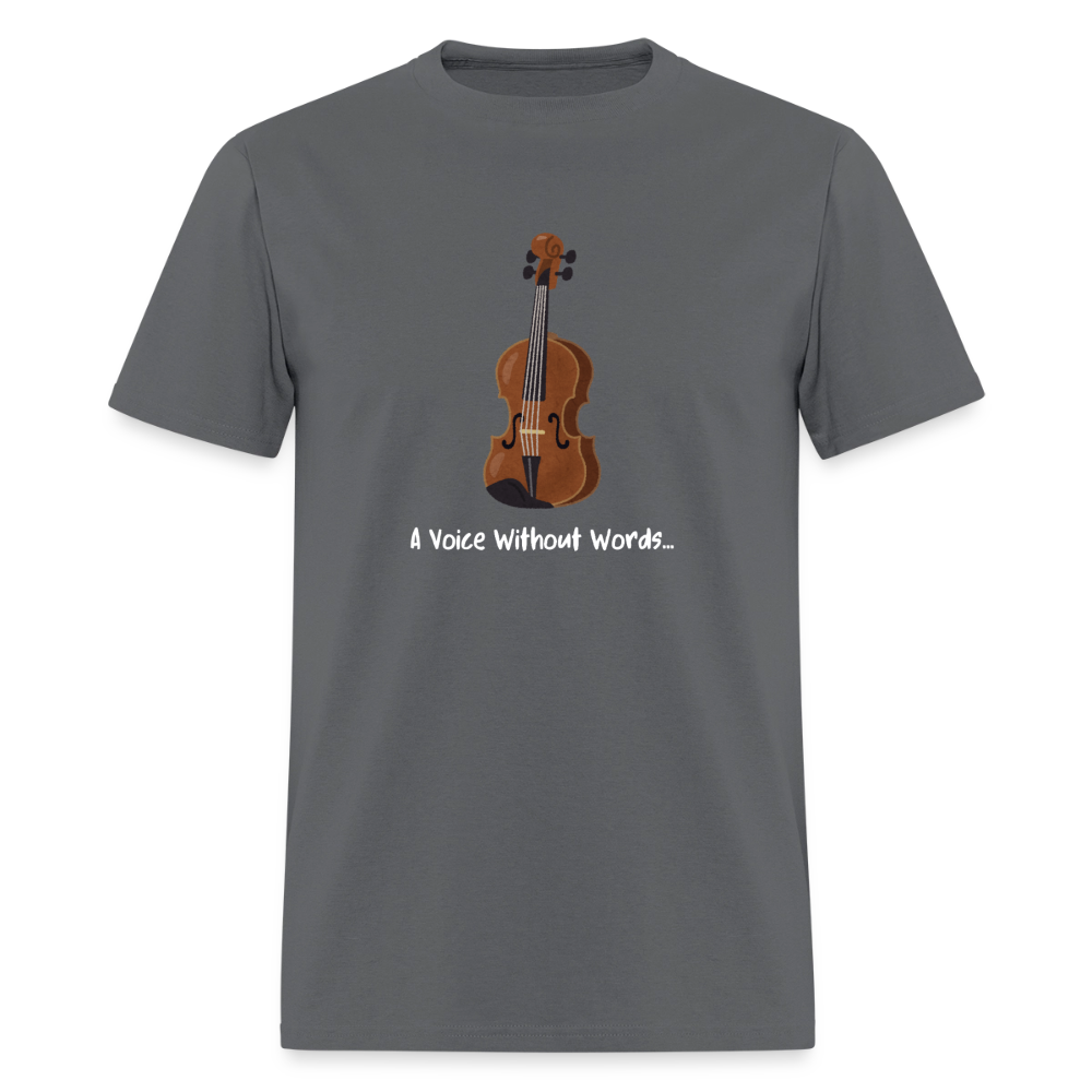 A Voice Without Words | Unisex T-shirt - charcoal