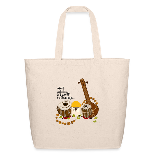 SAM, the ultimate destination! | Eco-Friendly Cotton Tote - natural