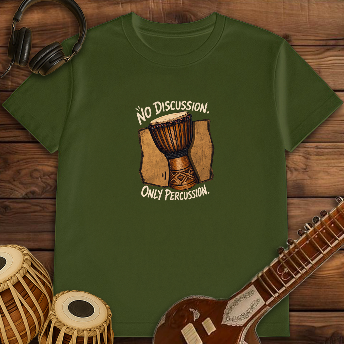 No Discussion Only Percussion | Unisex T-shirt