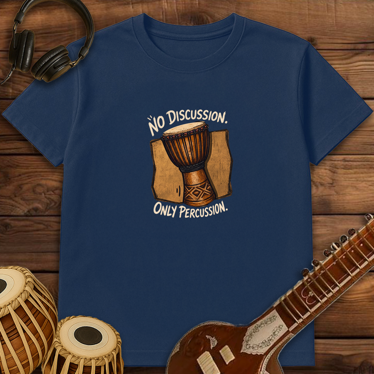No Discussion Only Percussion | Unisex T-shirt