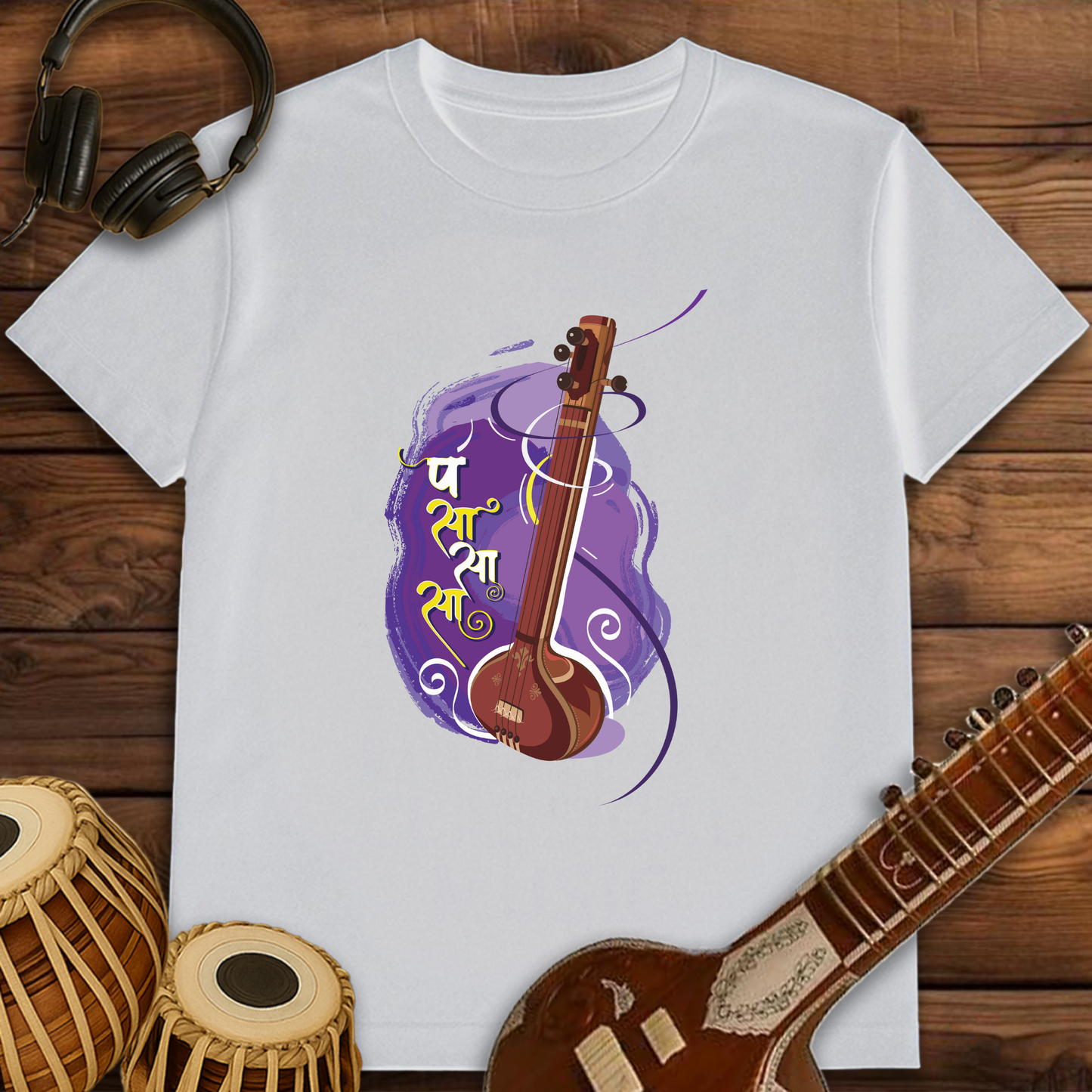 Tanpura, strings of happiness | Unisex T-shirt
