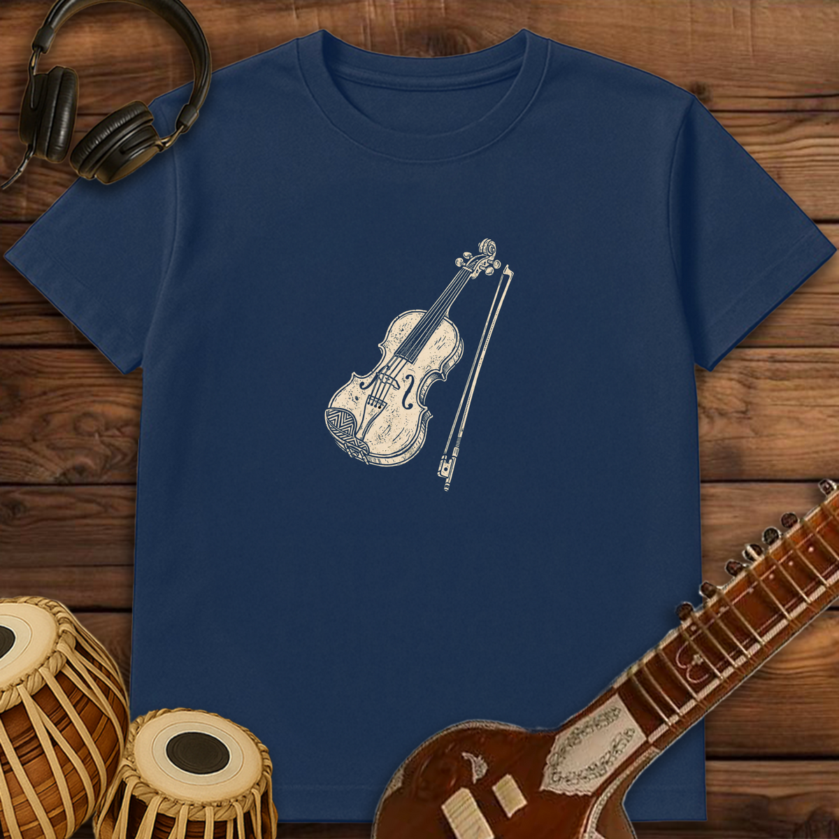 Retro Violin | Unisex T-shirt