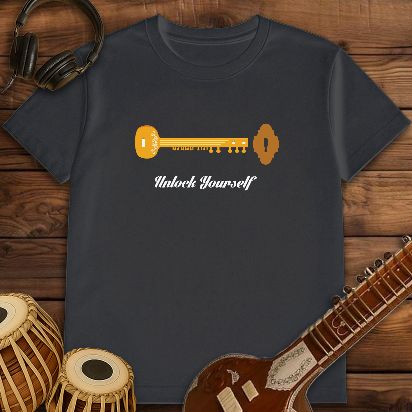 Unlock Yourself - Sitar | Unisex T-shirt
