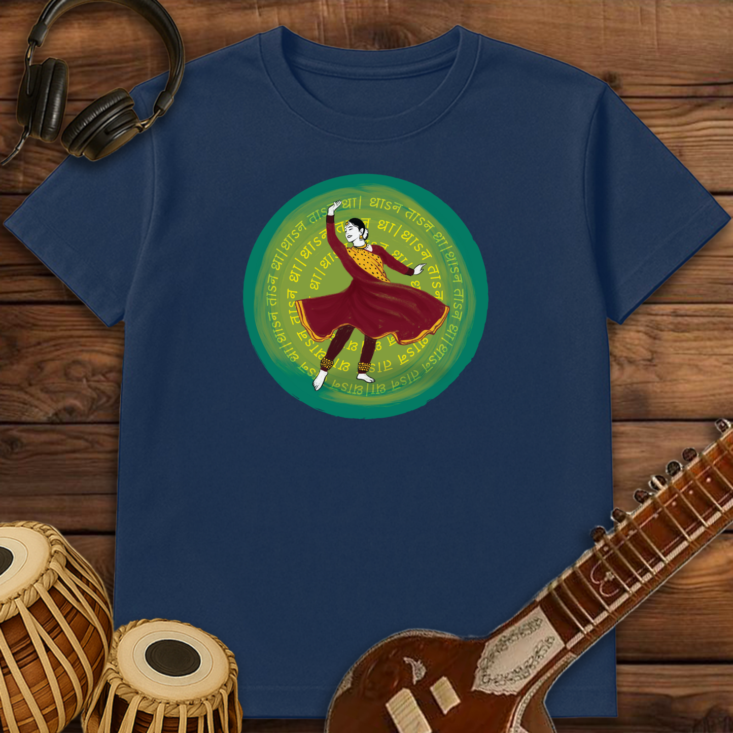 Dhan Taan Dha ~ Kathak | Unisex Classic T-Shirt