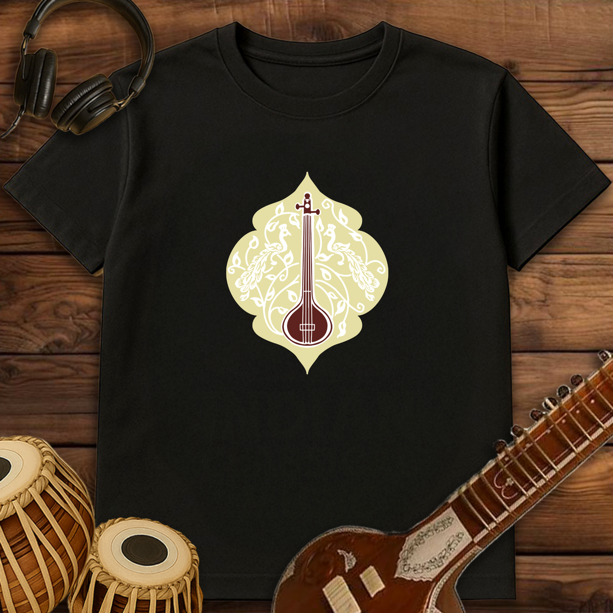 Tanpura Motif | Unisex T-shirt