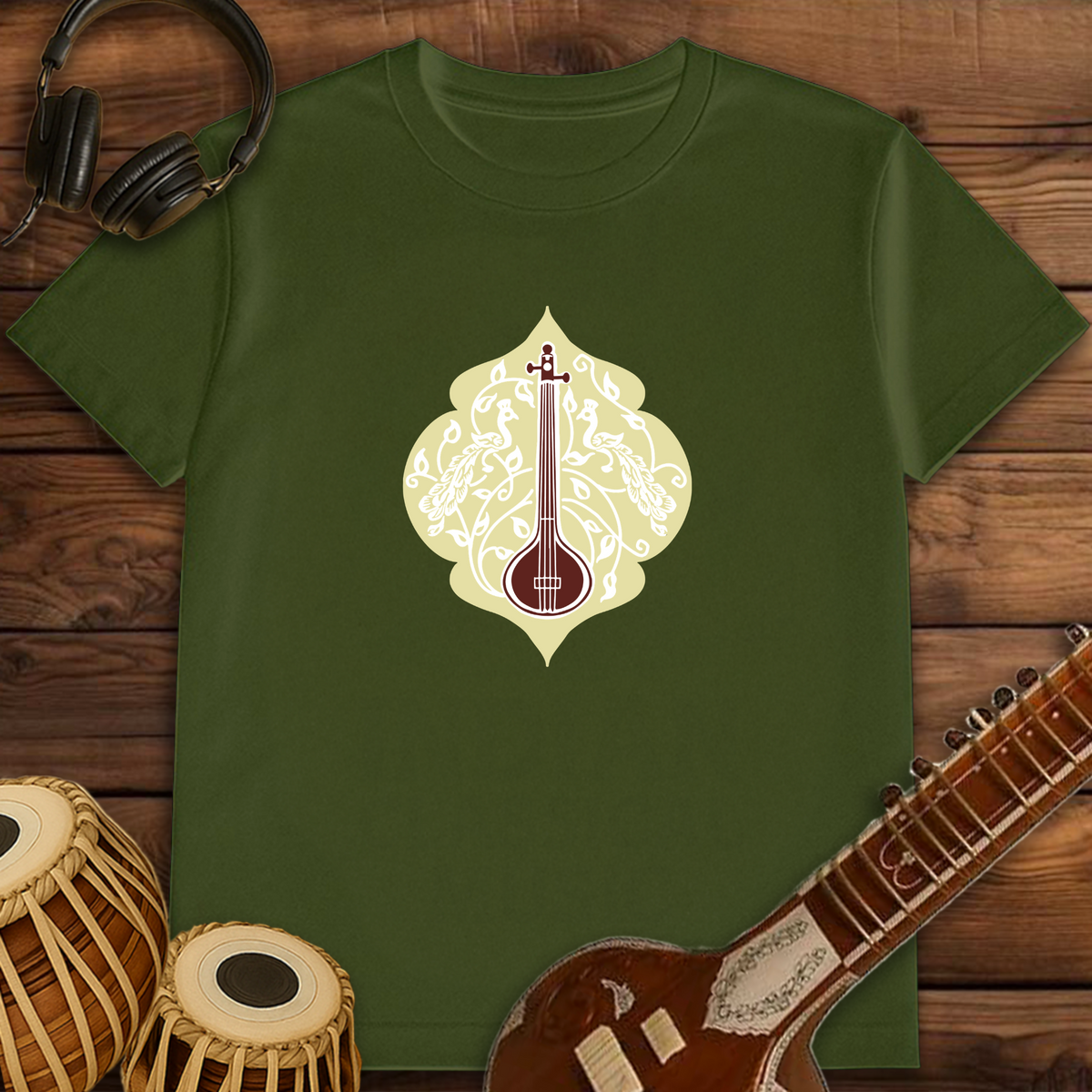 Tanpura Motif | Unisex T-shirt