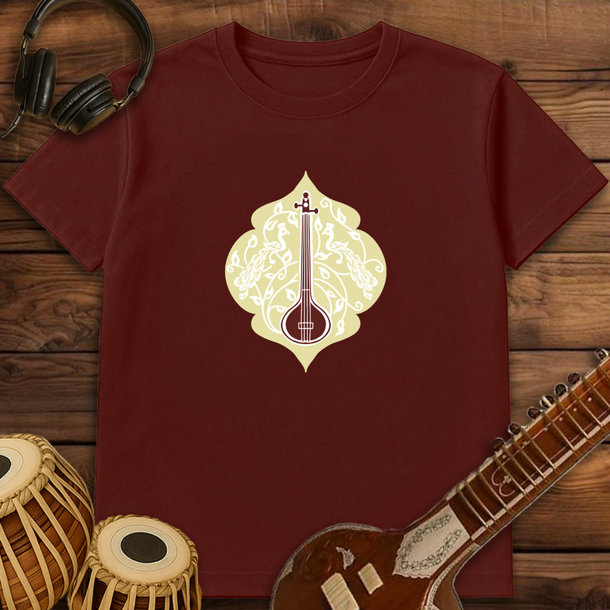 Tanpura Motif | Unisex T-shirt