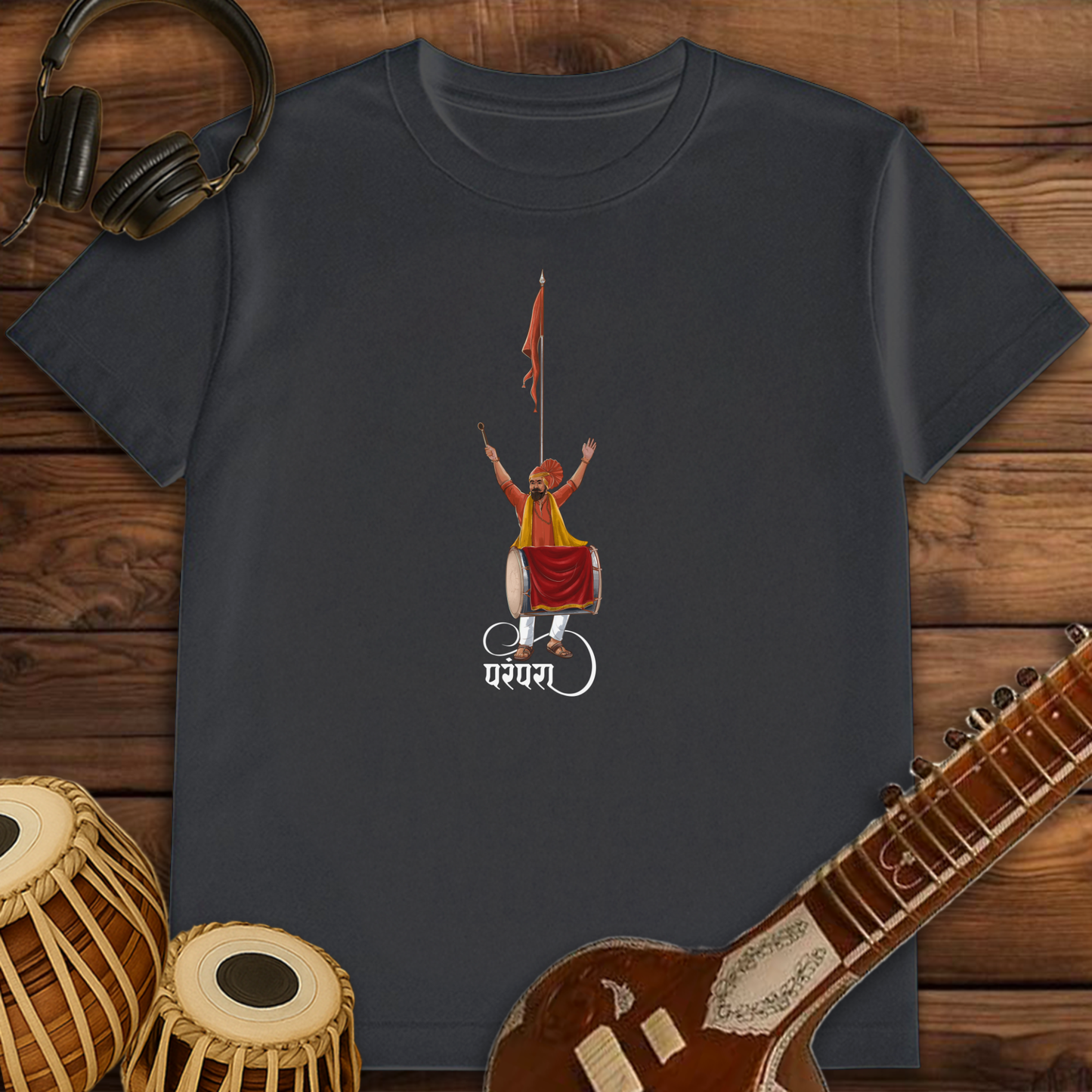 Parampara of Dhol, Tasha & Dhwaj | Unisex T-shirt