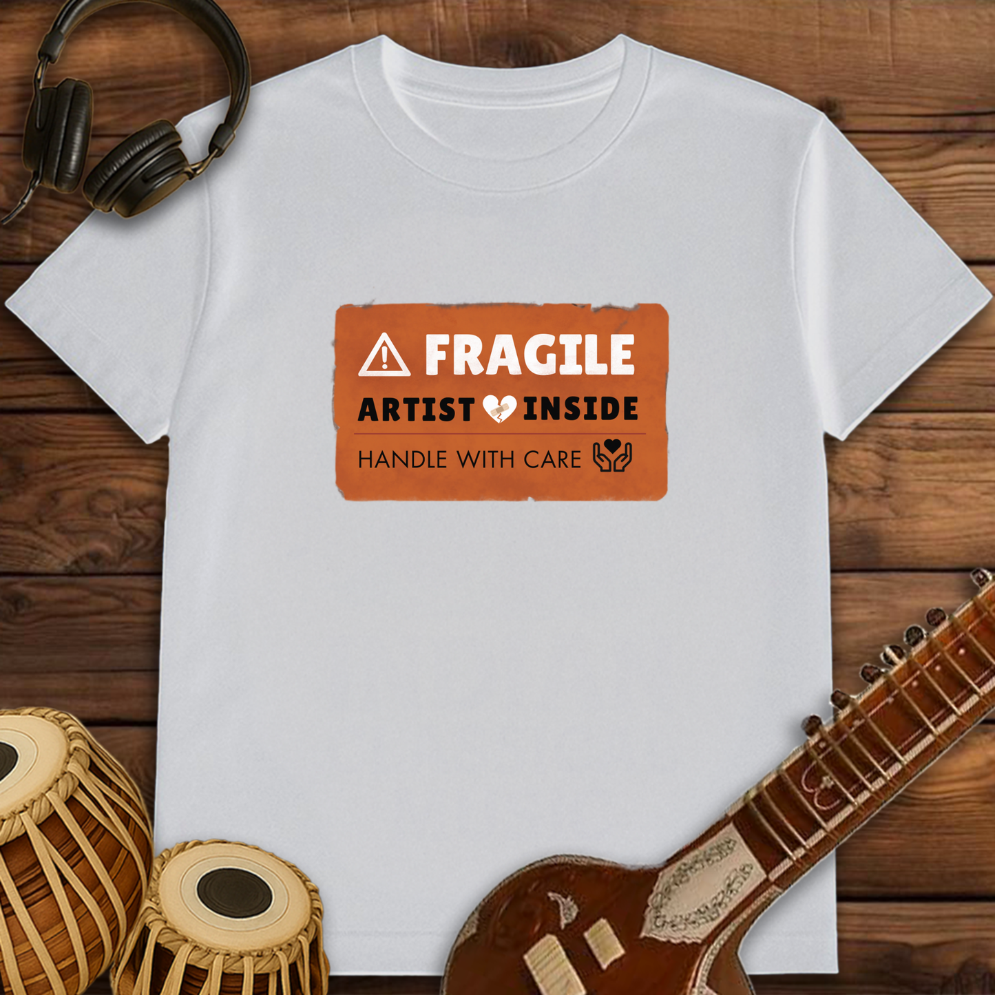 Fragile! Artist Heart Inside | Unisex T-shirt
