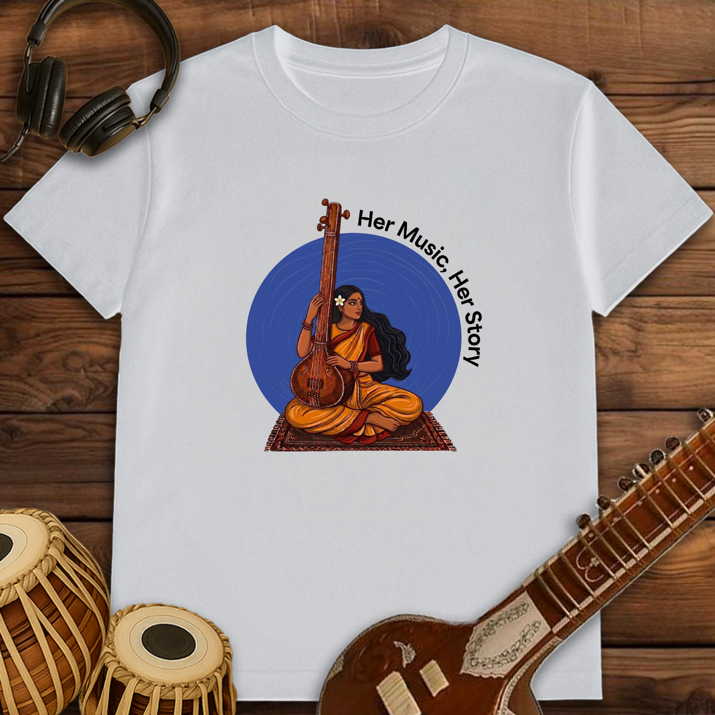 Her Music, Her Story | Unisex T-shirt